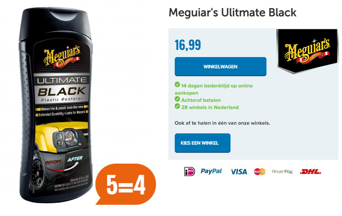 Meguiar's Ulitmate Black