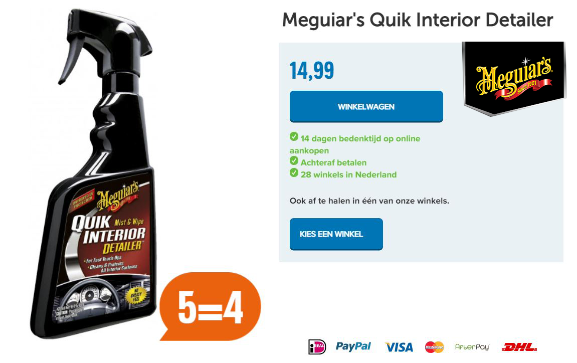 Meguiar's Quik Interior Detailer