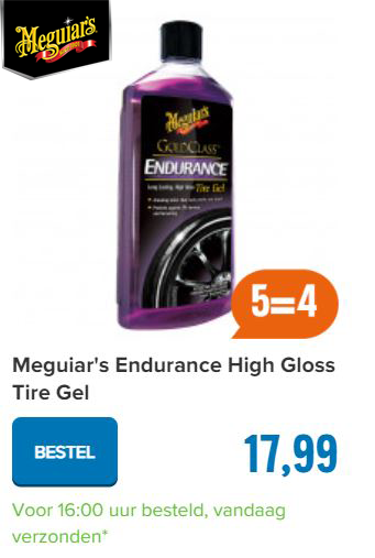 Meguiar's Endurance High Gloss Tire Gel