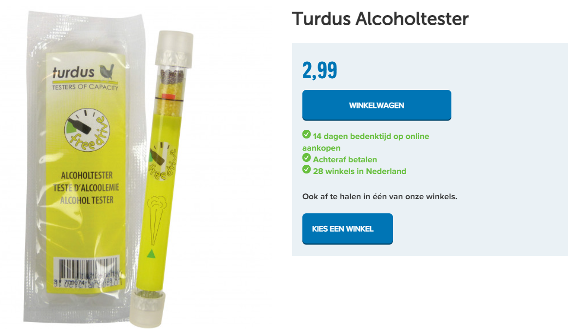 Turdus Alcoholtester