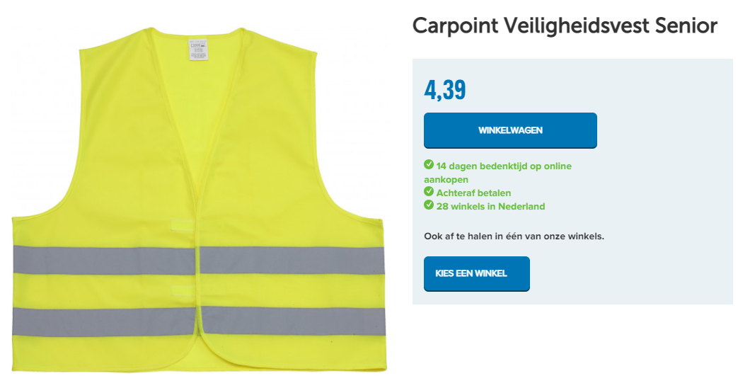 Carpoint Veiligheidsvest 