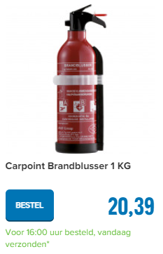 Carpoint Brandblusser 1 KG