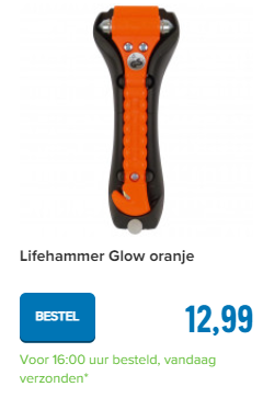 Lifehammer Glow oranje