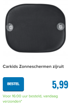 Carkids Zonneschermen zijruit