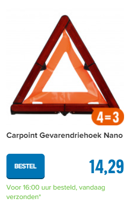 Carpoint Gevarendriehoek Nano