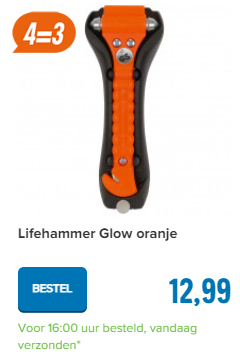 Lifehammer Glow oranje