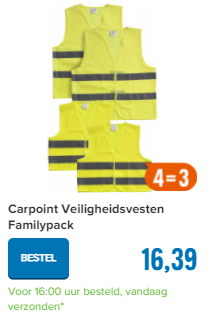 thule DakkofferCarpoint Veiligheidsvesten Familypack