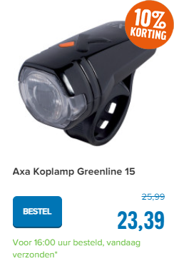 Axa Koplamp Greenline 15