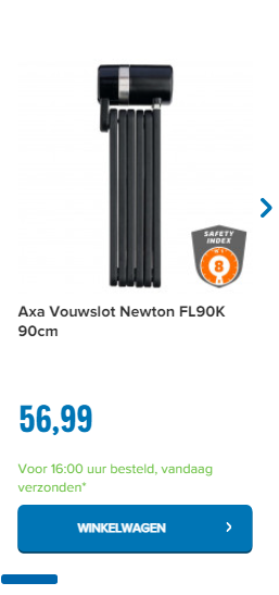 Axa Vouwslot Newton FL90K 90cm