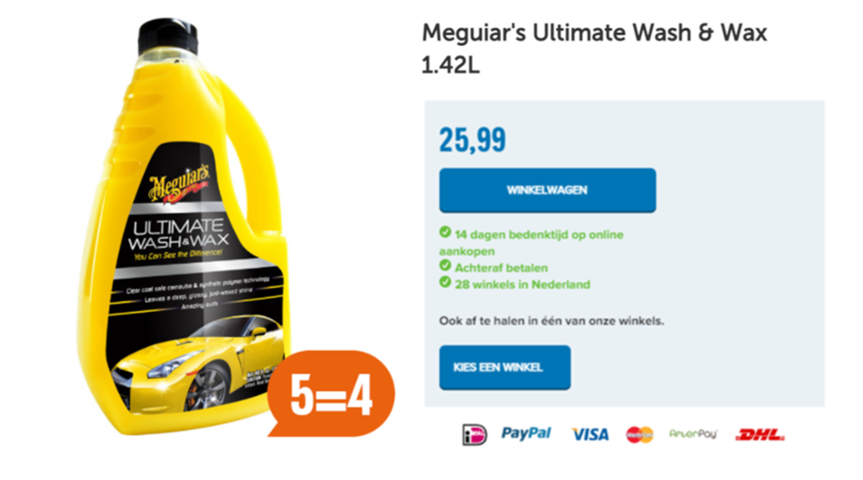 Meguiar's Ultimate Wash & Wax 1.42L