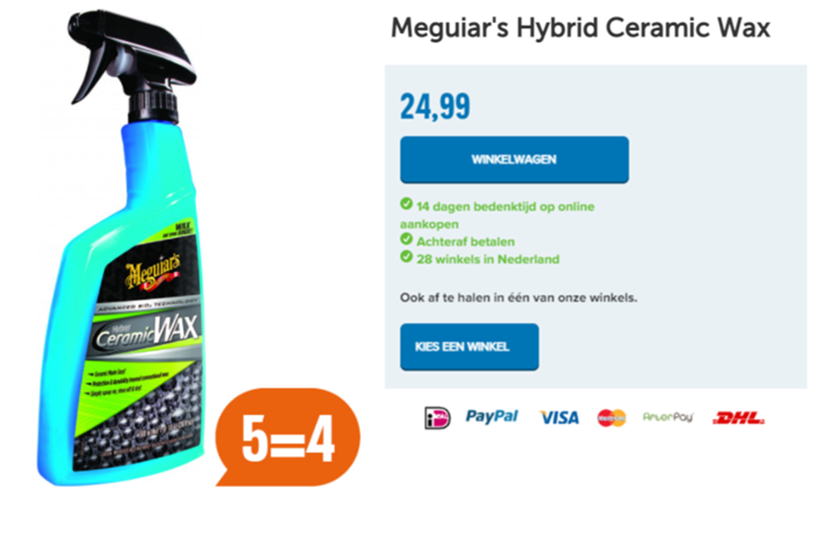 Meguiar's Hybrid Ceramic Wax