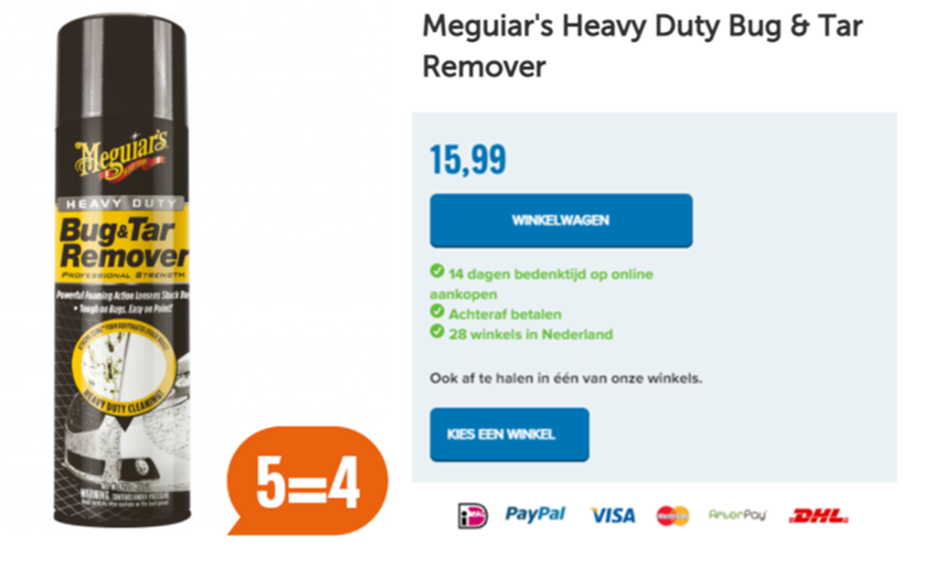 Meguiar's Heavy Duty Bug & Tar Remover