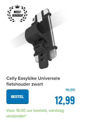 Celly Easybike Universele fietshouder zwart