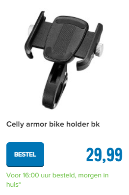 Celly armor bike holder bk