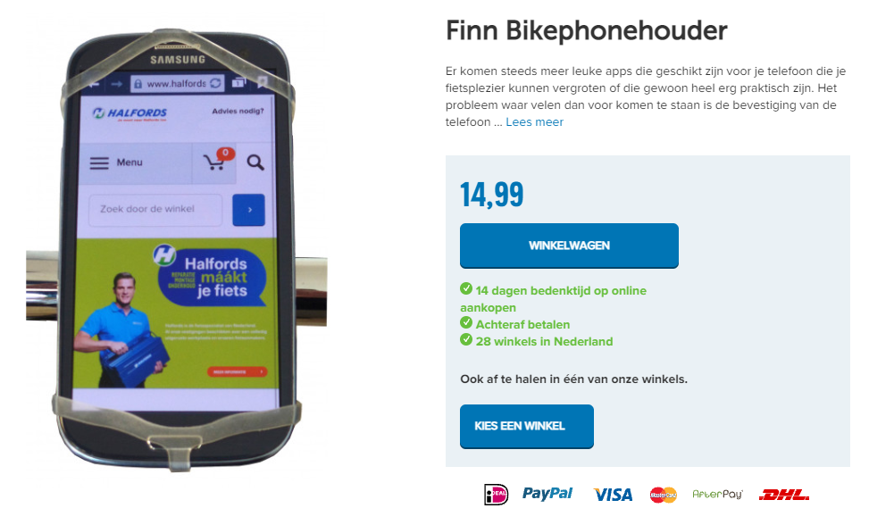 Finn Bikephonehouder