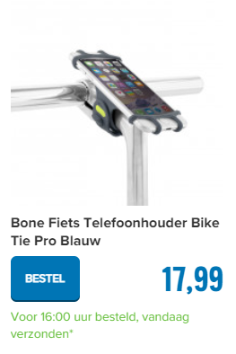 Bone Fiets Telefoonhouder Bike Tie Pro Blauw