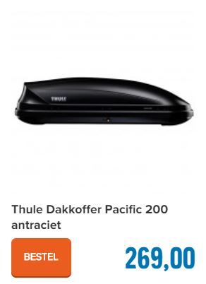 Thule antraciet dakkoffer