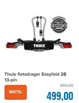 Thule fietsdrager Easyfold 2B 13-pin