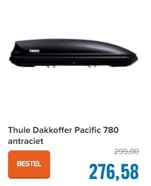 Thule Dakkoffer Pacific 780 antraciet