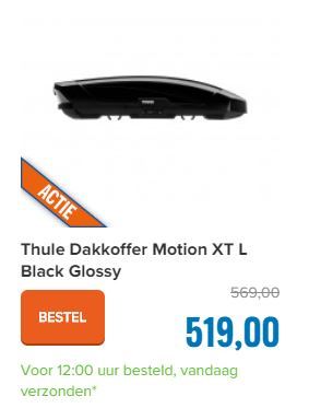 Thule Dakkoffer Motion XT L Black Glossy