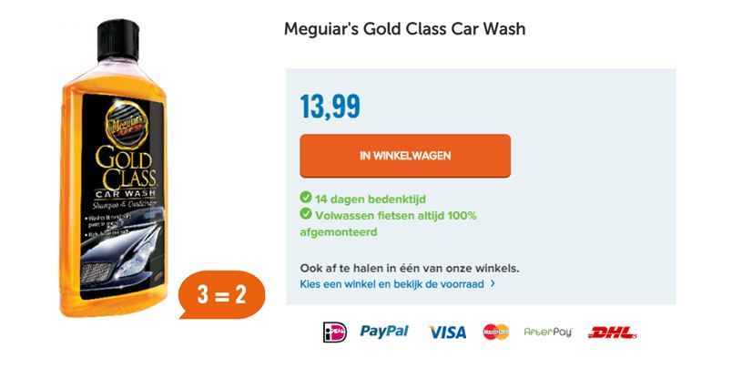 Meguiar's Gold Class Car Wash