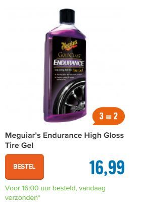 Meguiar's Endurance High Gloss Tire Gel