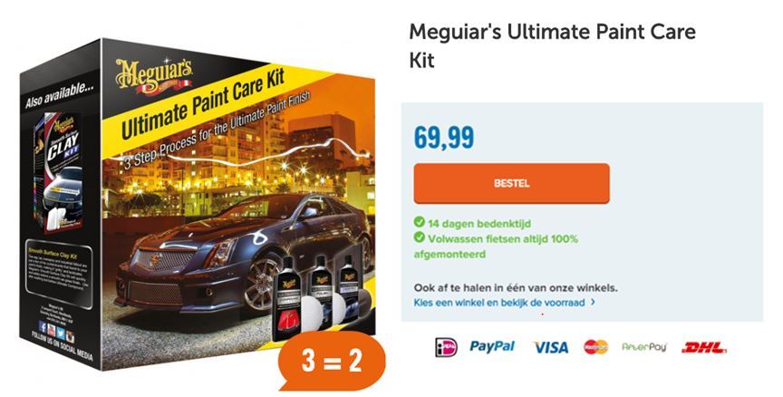 Meguiar's Ultimate Paint Care Kit