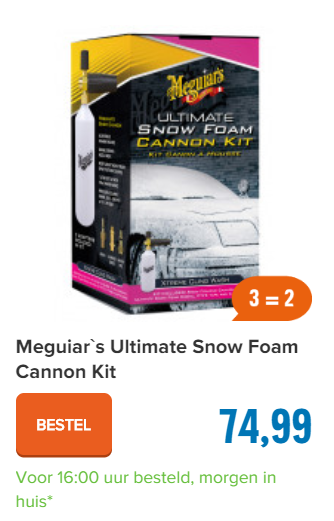 Meguiar`s Ultimate Snow Foam Cannon Kit