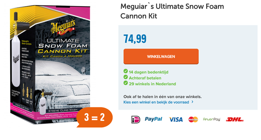 Meguiar`s Ultimate Snow Foam Cannon Kit