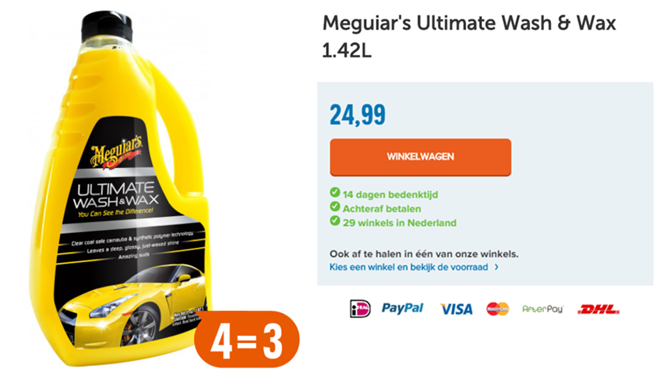 Meguiar's Ultimate Wash & Wax 1.42L