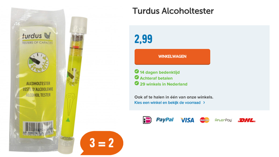 Turdus Alcoholtester