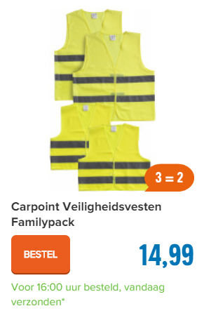 Carpoint Veiligheidsvesten Familypack