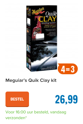 Meguiar's Quik Clay kit