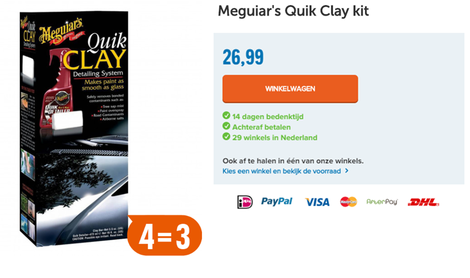 Meguiar's Quik Clay kit