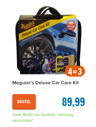 Meguiar's Deluxe Car Care Kit