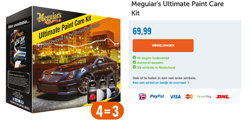 Meguiar's Ultimate Paint Care Kit