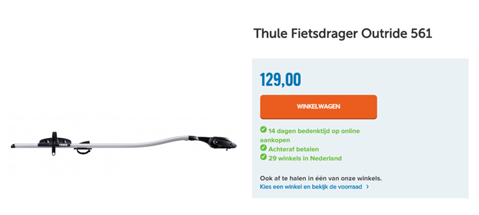 Thule Fietsdrager Outride 561