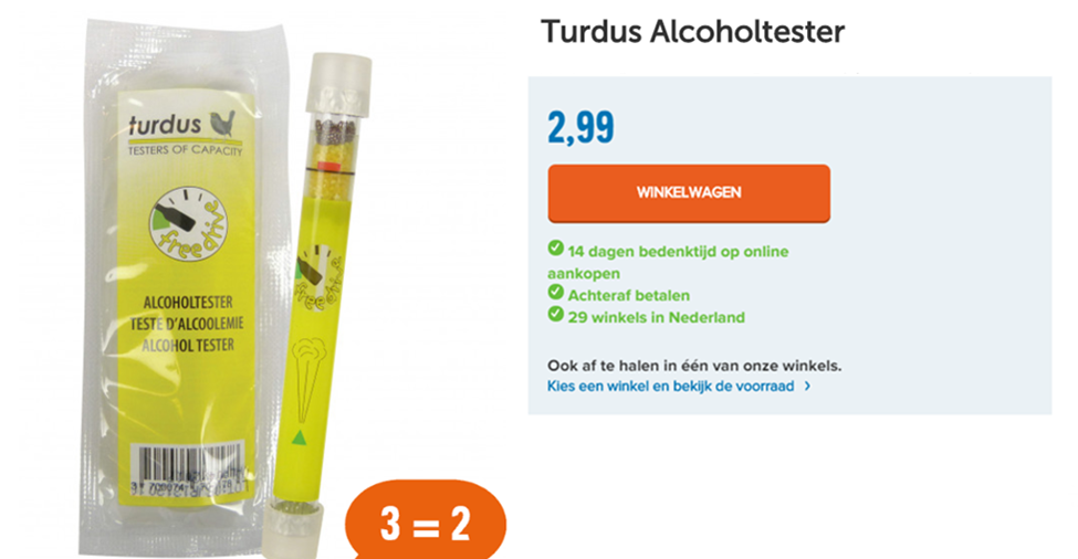 Turdus Alcoholtester