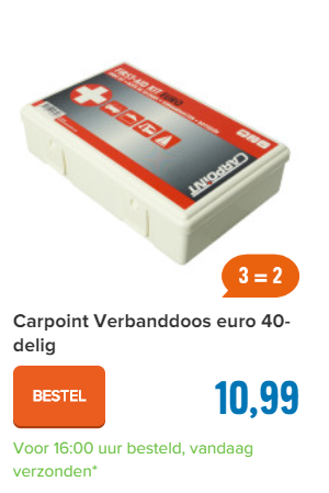 Carpoint Verbanddoos euro 40-delig