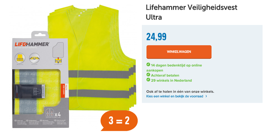 Lifehammer Veiligheidsvest Ultra