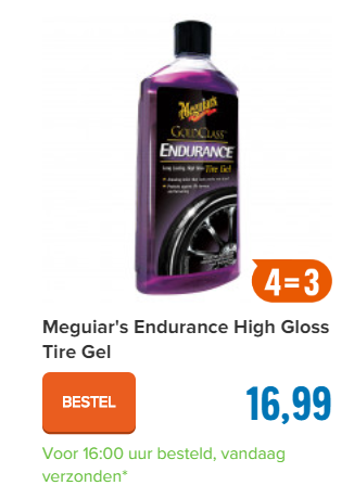 Meguiar's Endurance High Gloss Tire Gel