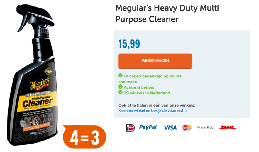 Meguiar's Heavy Duty Multi Purpose Cleaner