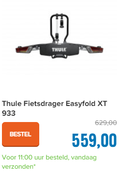 Thule Fietsdrager Easyfold XT 933