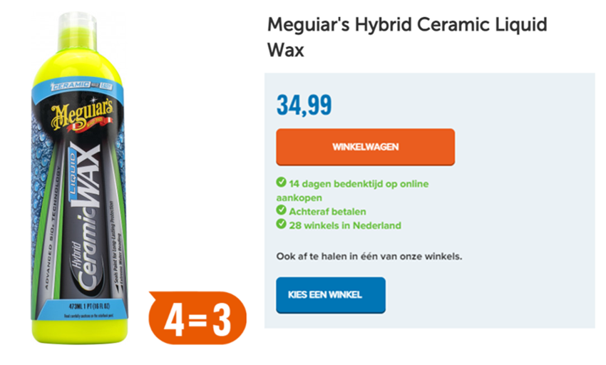 Meguiar's Hybrid Ceramic Liquid Wax