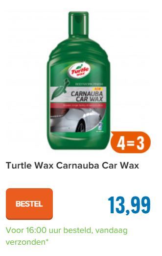 Turtle Wax Carnauba Car Wax