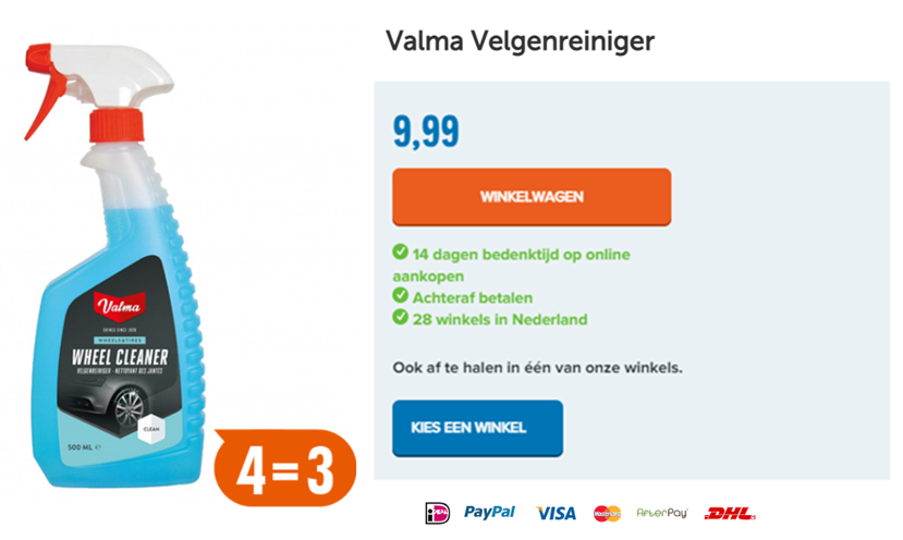 Valma velgenreiniger