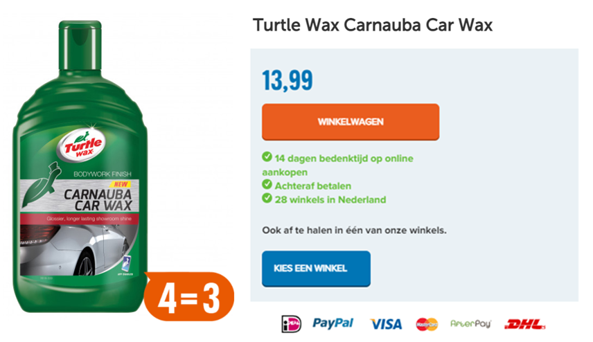 Turtle Wax Carnauba Car Wax