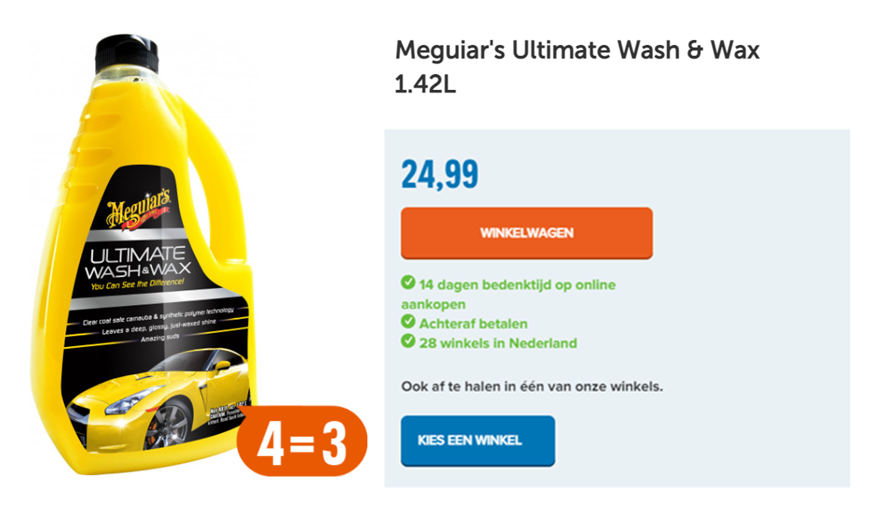 Meguiar's Ultimate Wash & Wax 1.42L