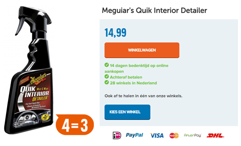 Meguiar's Quik Interior Detailer