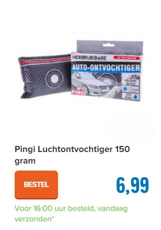 Pingi Luchtontvochtiger 150 gram